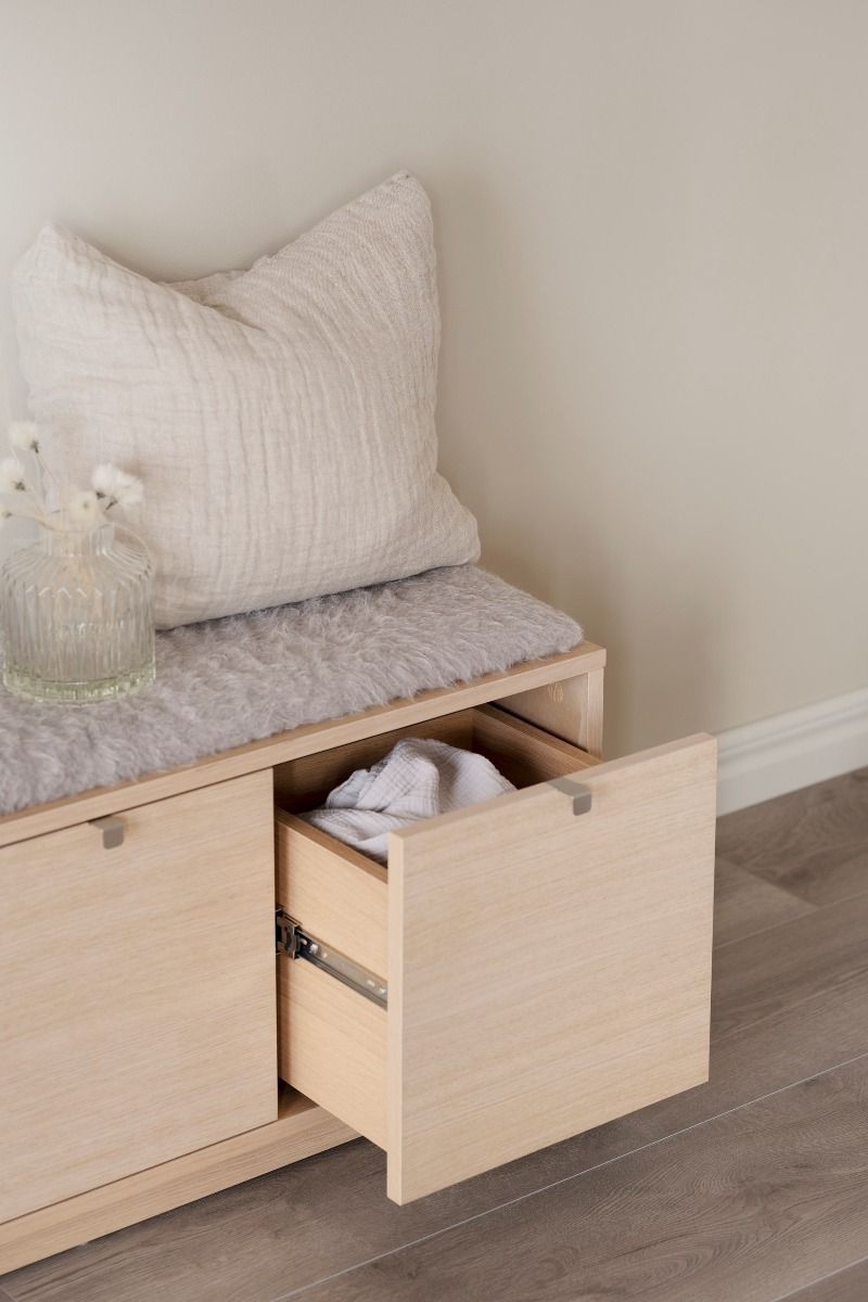 Rowico Confetti istuinpenkki 3, valkopesty/ talja