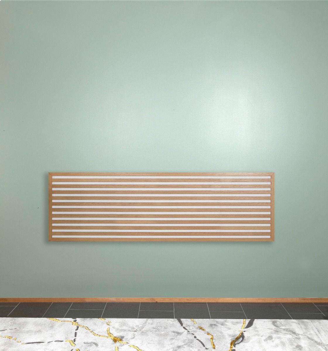 Sointu Sisustuspaneeli 200, tammi/valkoinen