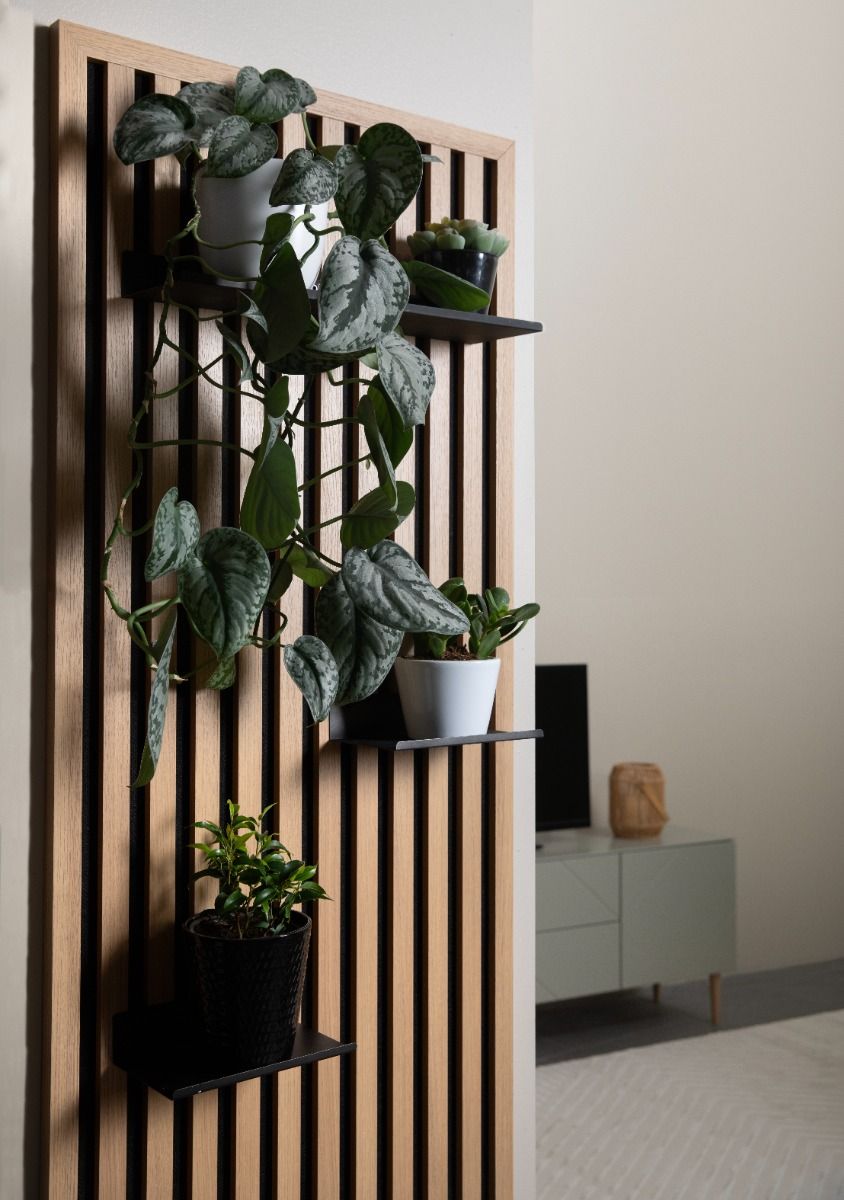 Sointu Sisustuspaneeli 200, tammi/musta