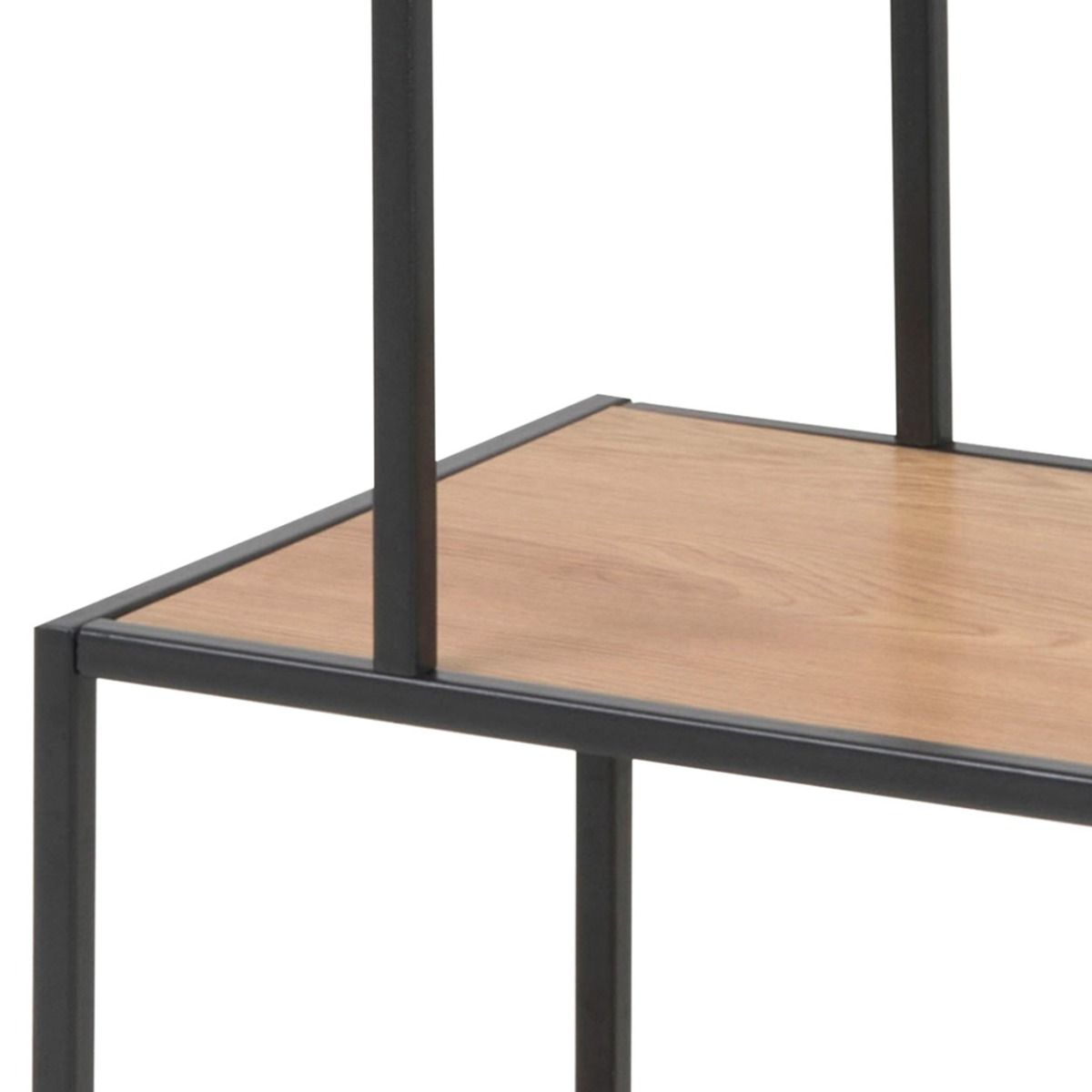 Seaford avohylly 6 tammi-musta 114x35x78cm