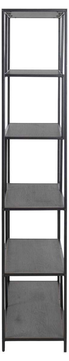 Seaford avohylly 7 musta 114x35x185 cm
