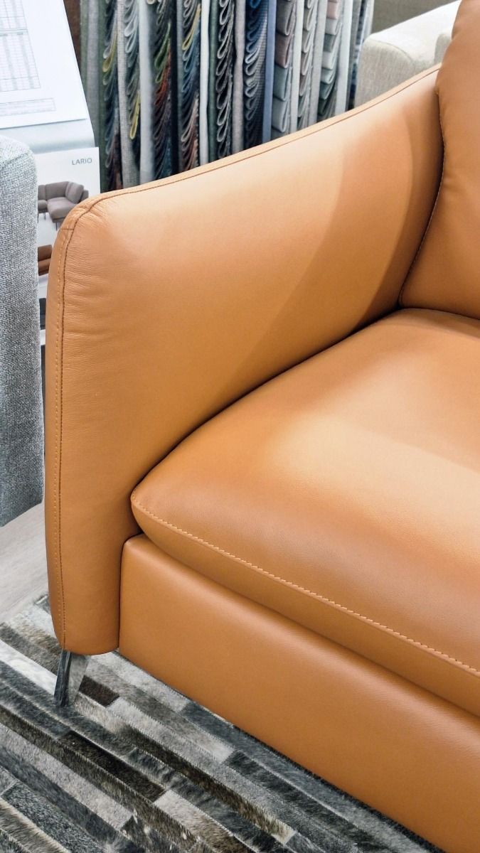 Neiser Romeo nahkasohva + rahi, ruskea