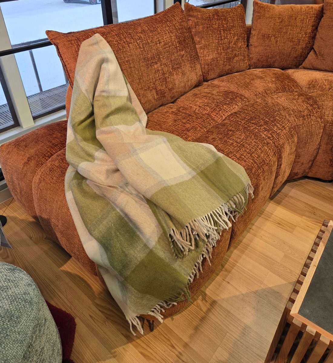 Torkkupeitto, vihreä ruutu