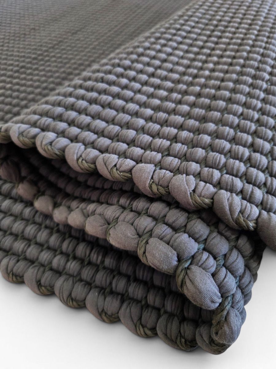 Hanna Korvela Duetto 3 matto, tummanharmaa, 160x230cm