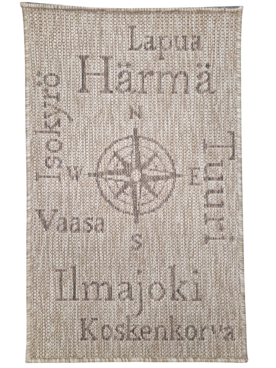 Pohjanmaa kynnysmatto, pellava 50x80 cm