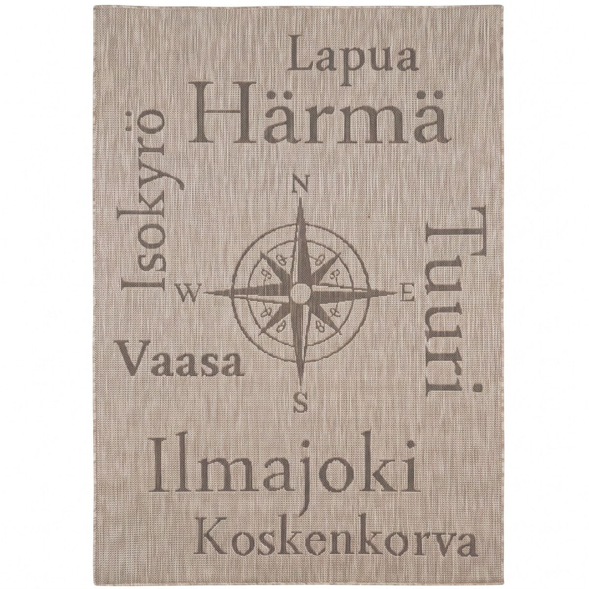Pohjanmaa matto, pellava 200x285 cm