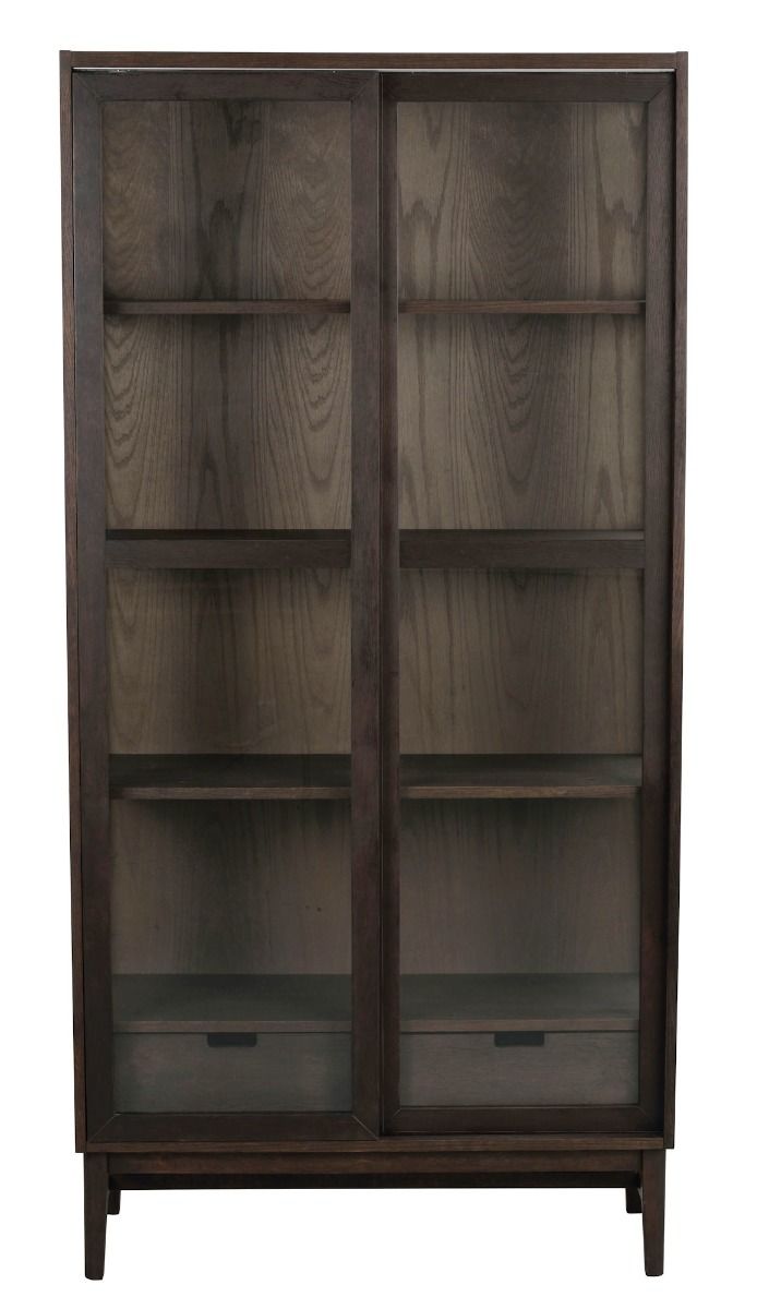 Rowico Hazelton vitriini, ruskea