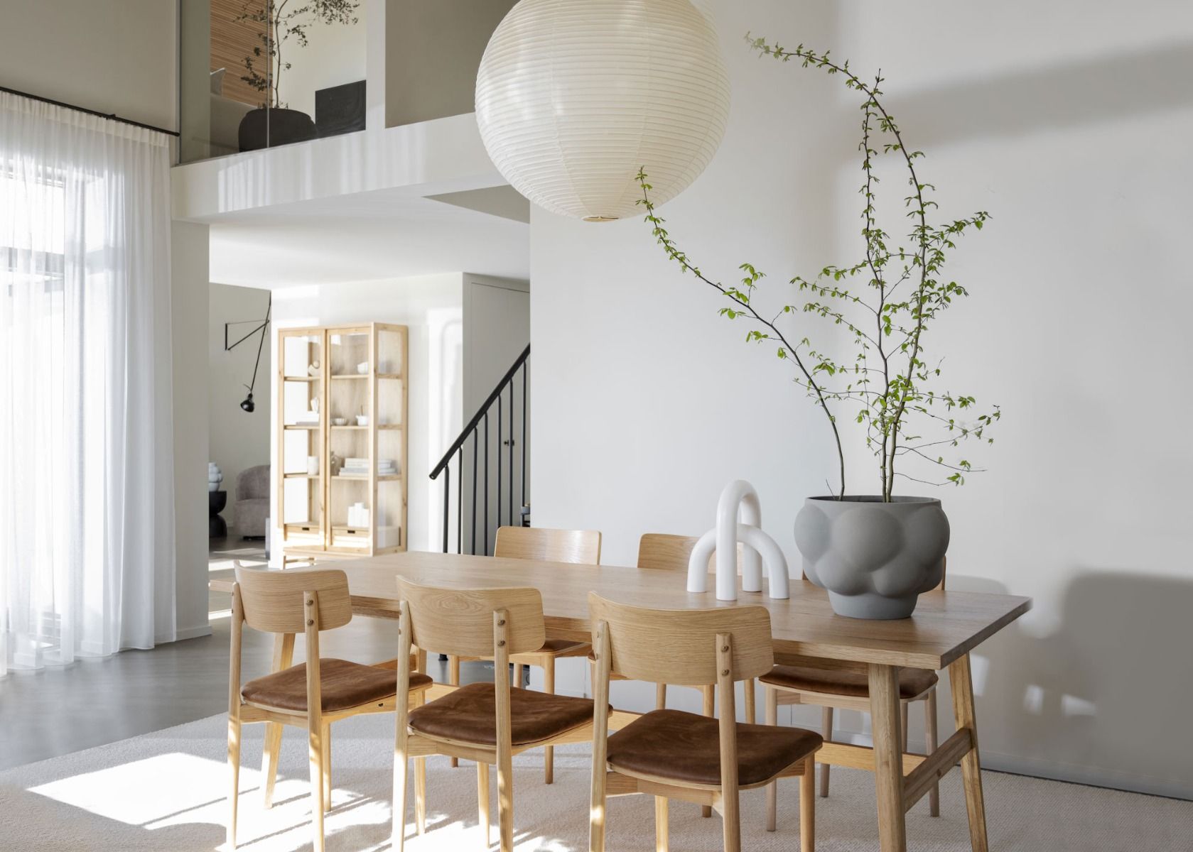 Rowico Plainfield ruokapöytä 220cm, tammi