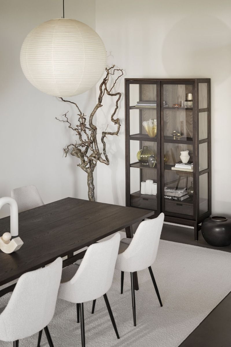 Rowico Hazelton vitriini, ruskea