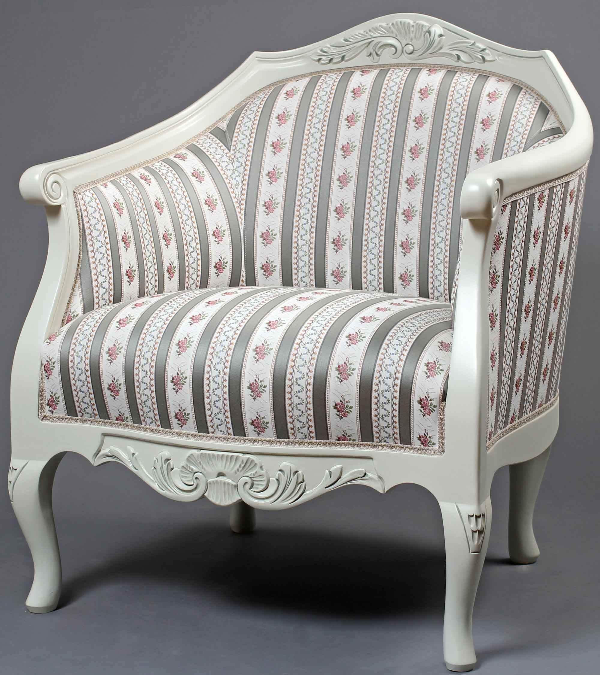 Laitala Talonpoikaisrokokoo lepotuoli, paljon värejä