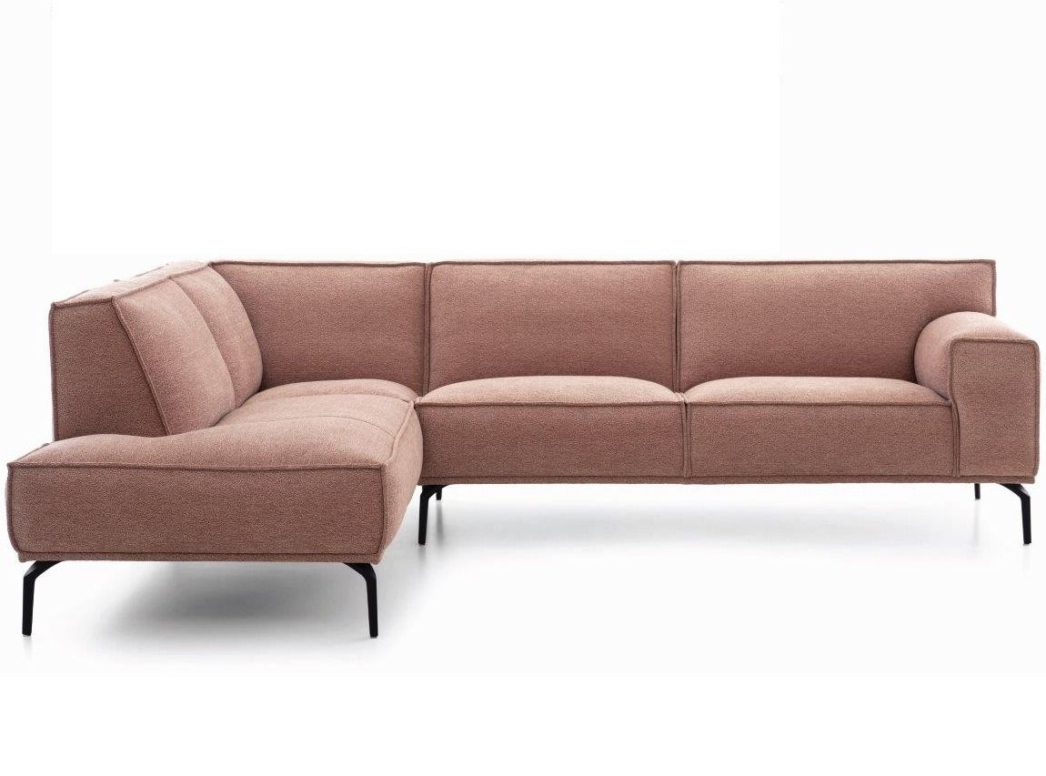 Neiser Weaver kulmasohva + rahi, vaaleanpunainen