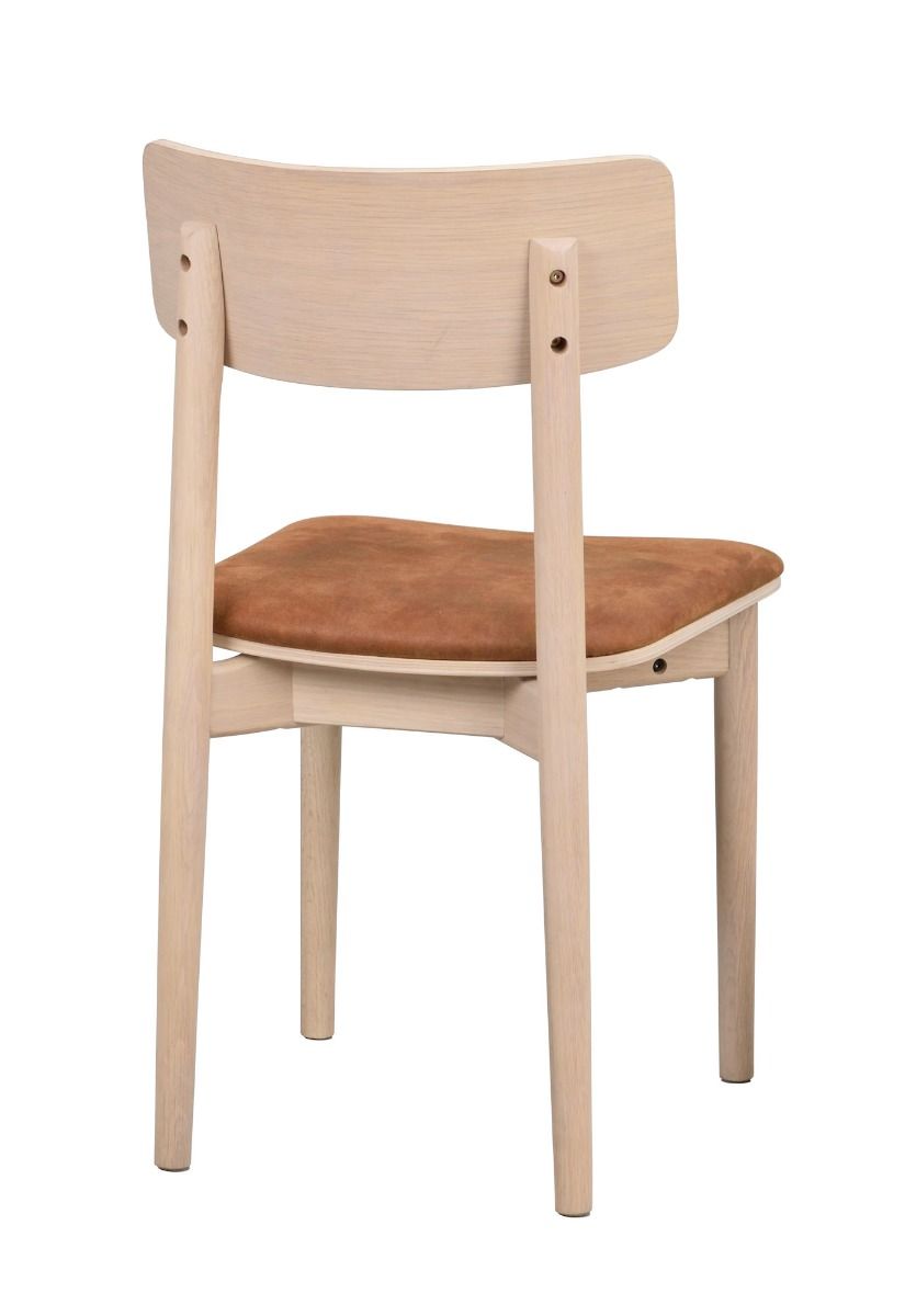 Rowico Wolcott tuoli, valkopesty/ruskea