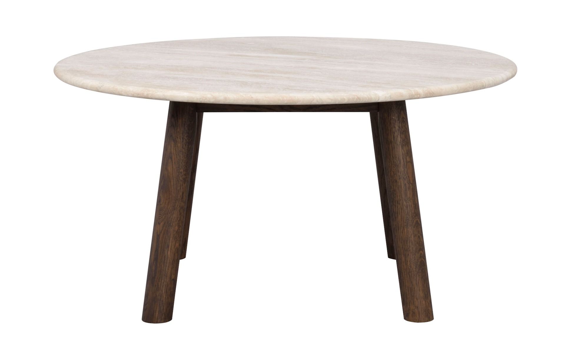 Rowico Taransay sohvapöytä Ø90cm, beige/ruskea