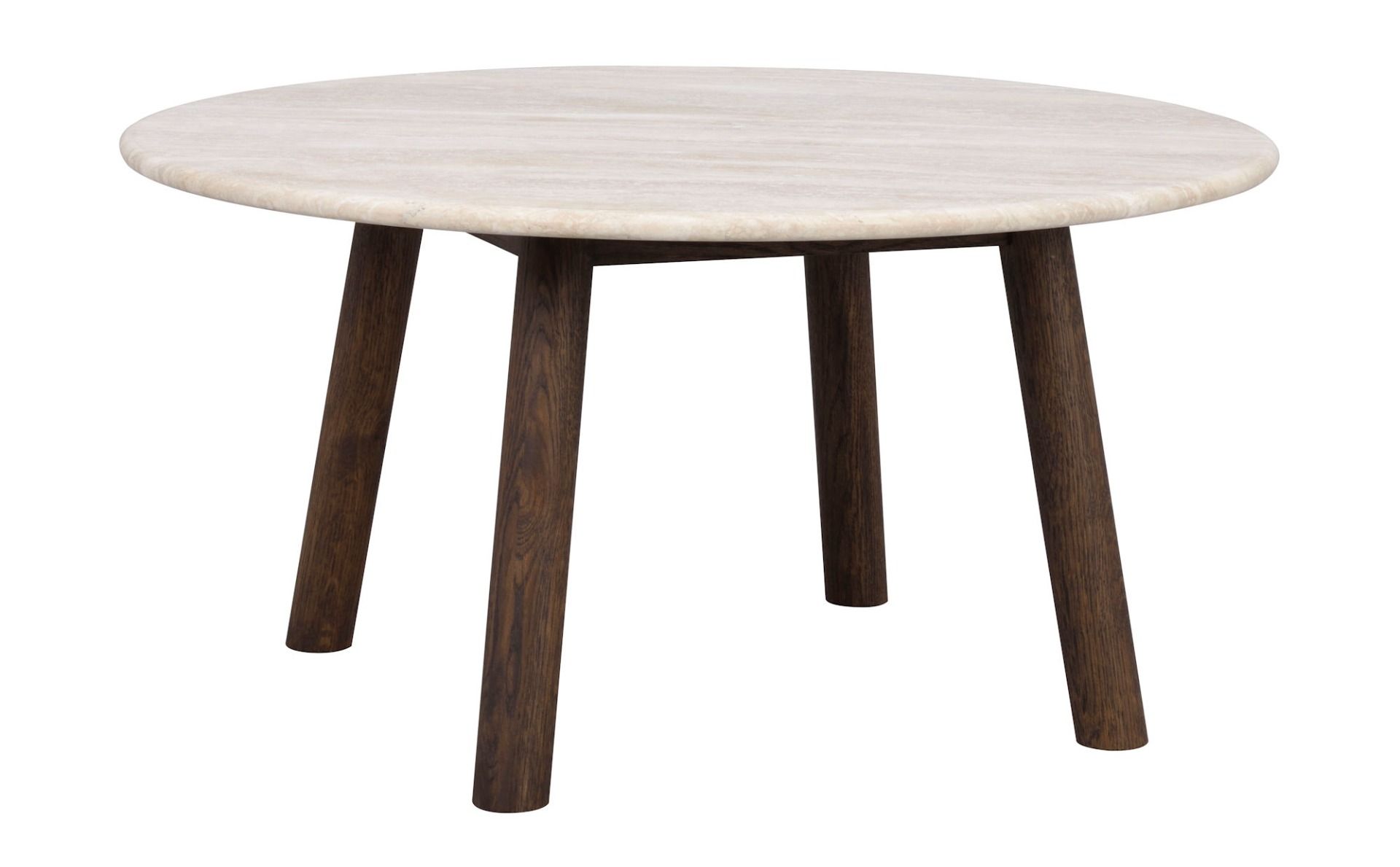 Rowico Taransay sohvapöytä Ø90cm, beige/ruskea