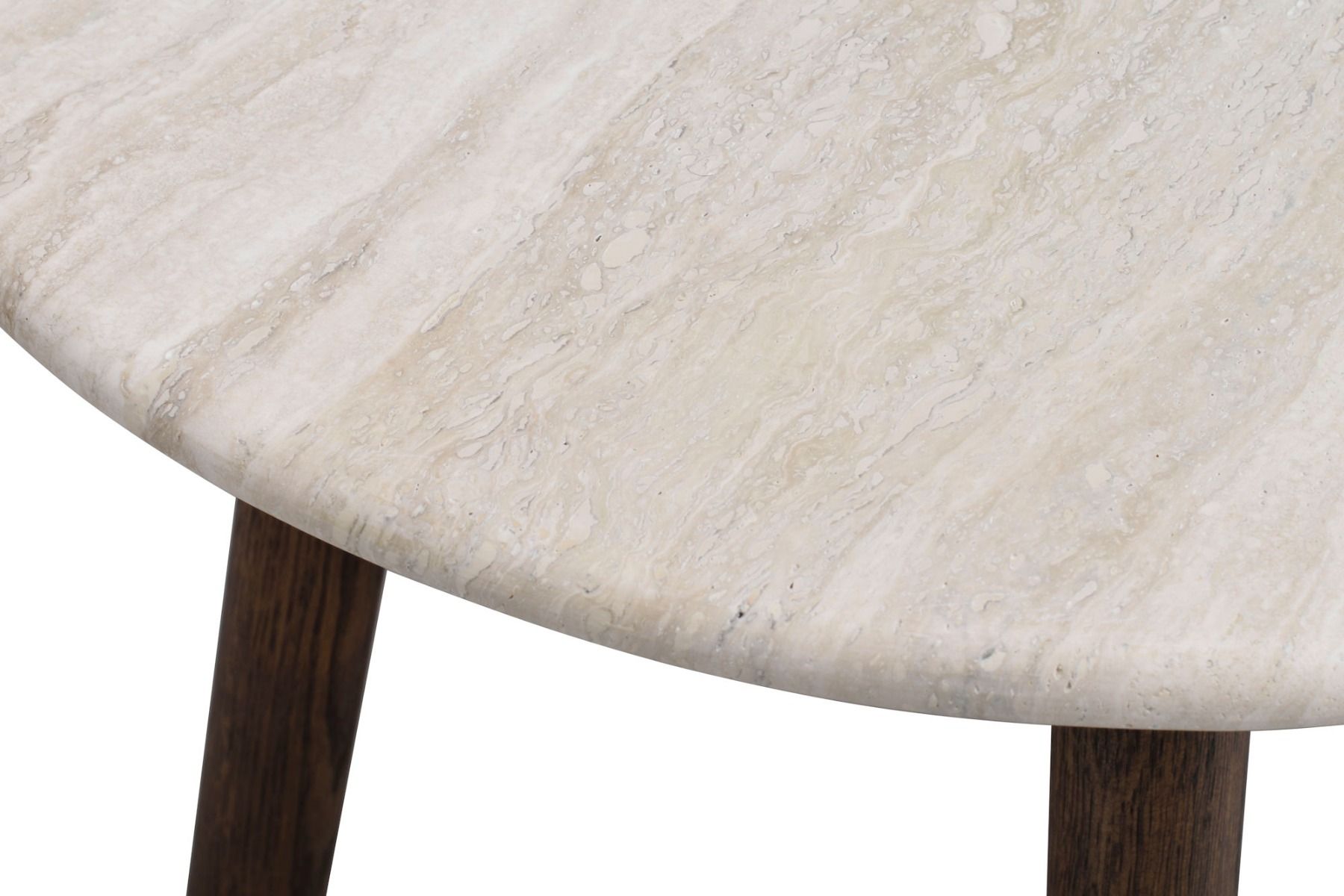 Rowico Taransay sohvapöytä Ø90cm, beige/ruskea