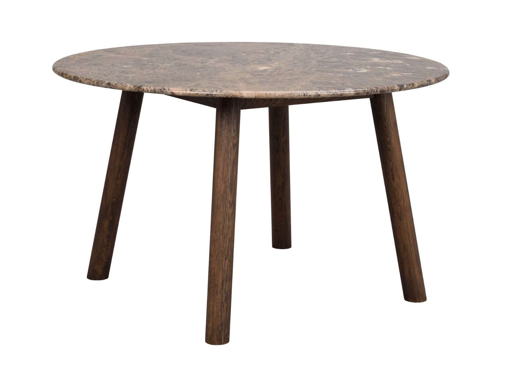 Rowico Taransay ruokapöytä Ø125cm, ruskea