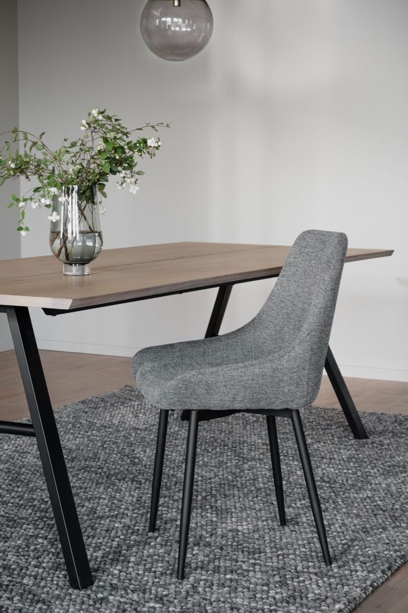 Rowico Brigham ruokapöytä 90x220cm, valkopesty