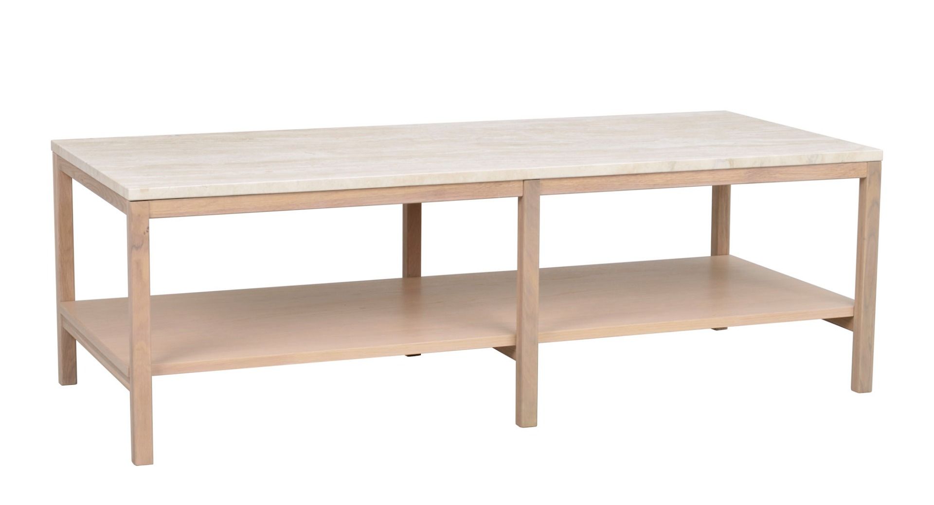 Rowico Orwel sohvapöytä, beige/valkopesty