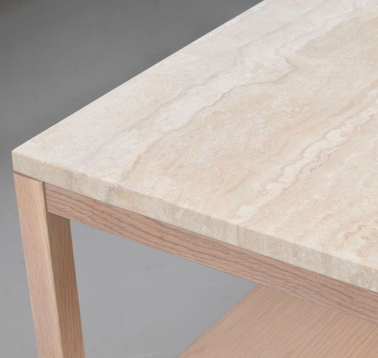 Rowico Orwel sohvapöytä, beige/valkopesty