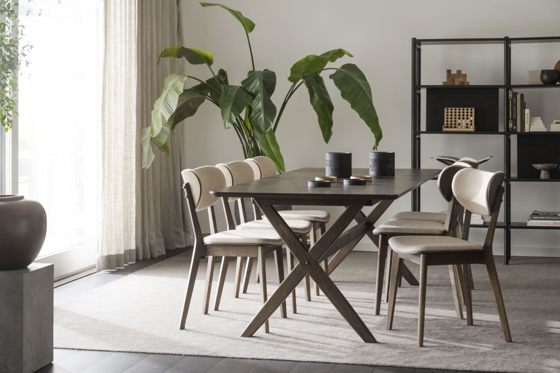 Rowico Kato tuoli ruskea/beige