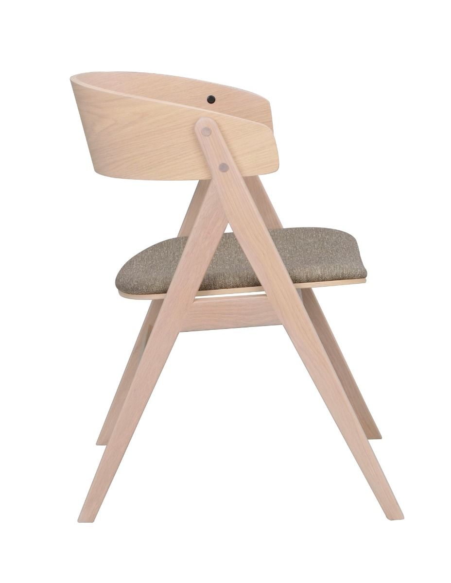 Rowico Waterton tuoli, valkopesty/ruskea