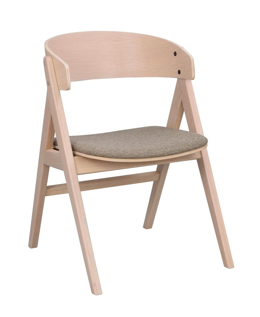 Rowico Waterton tuoli, valkopesty/ruskea