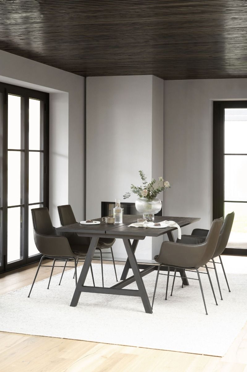 Rowico Carradale ruokapöytä 170cm, musta