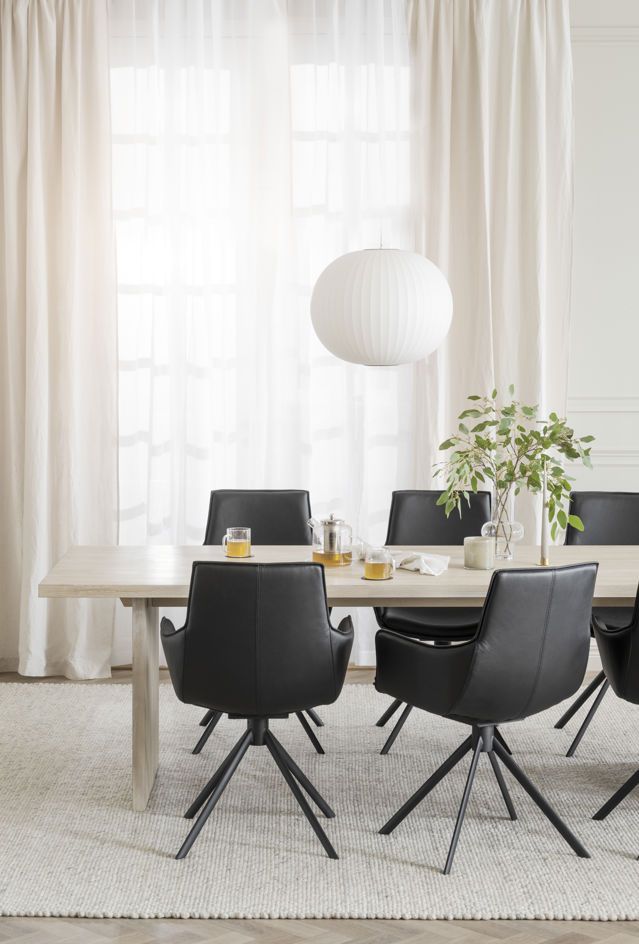 Rowico Emmett-ruokapöytä, valkopesty