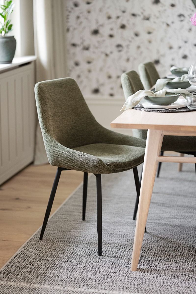 Rowico Sierra tuoli, vihreä/musta