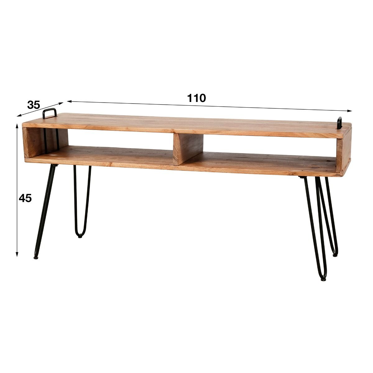 Amsterdam tv-taso 110cm, Akaasiapuu
