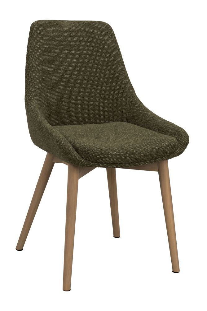 Rowico Denley tuoli, tummanvihreä/valkopesty tammi