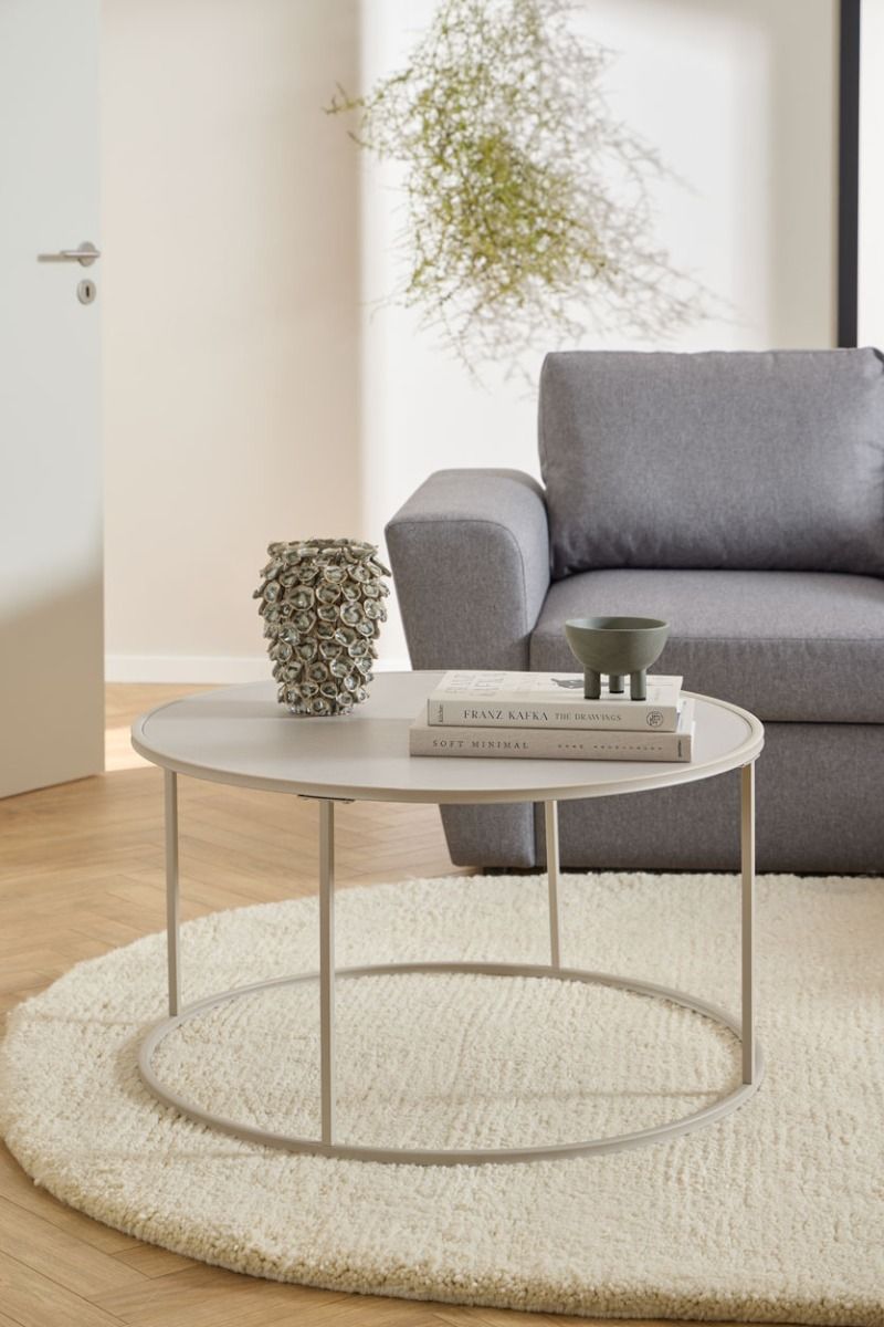 Seaford sohvapöytä pyöreä 80 cm harmaa