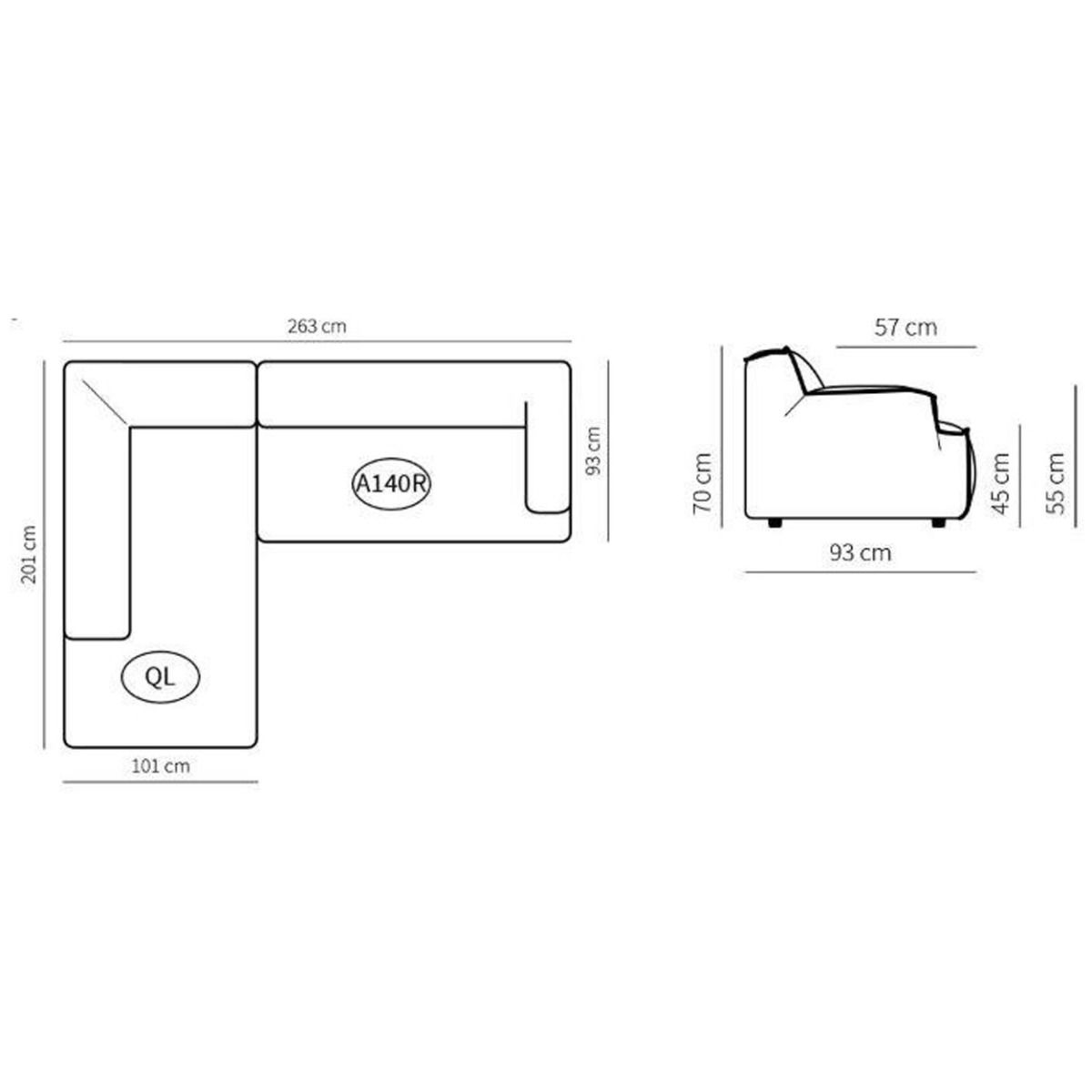 Neiser Wolfe avokulmasohva