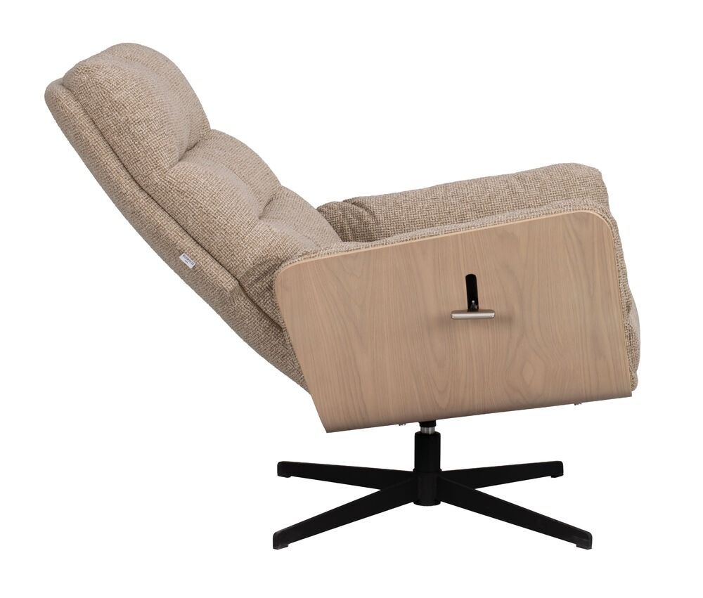 Rowico Broderick nojatuoli ja rahi, beige/valkopesty tammi