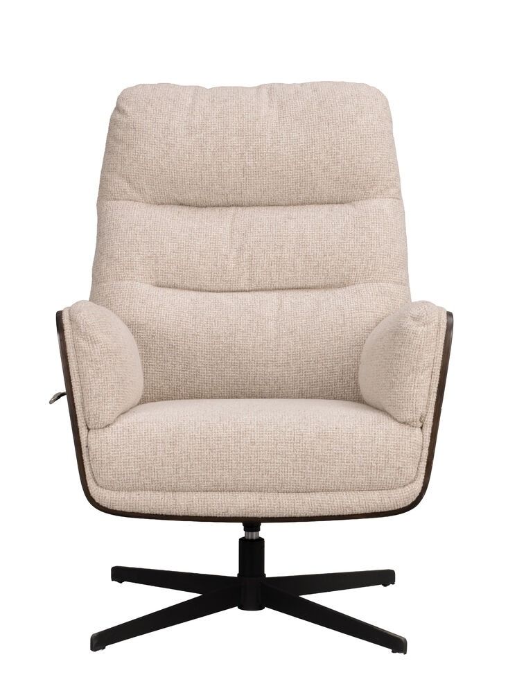Rowico Broderick nojatuoli ja rahi, beige/ruskea