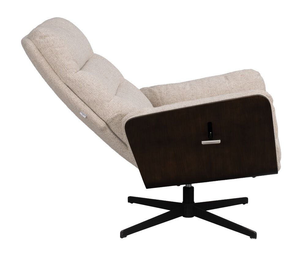 Rowico Broderick nojatuoli ja rahi, beige/ruskea