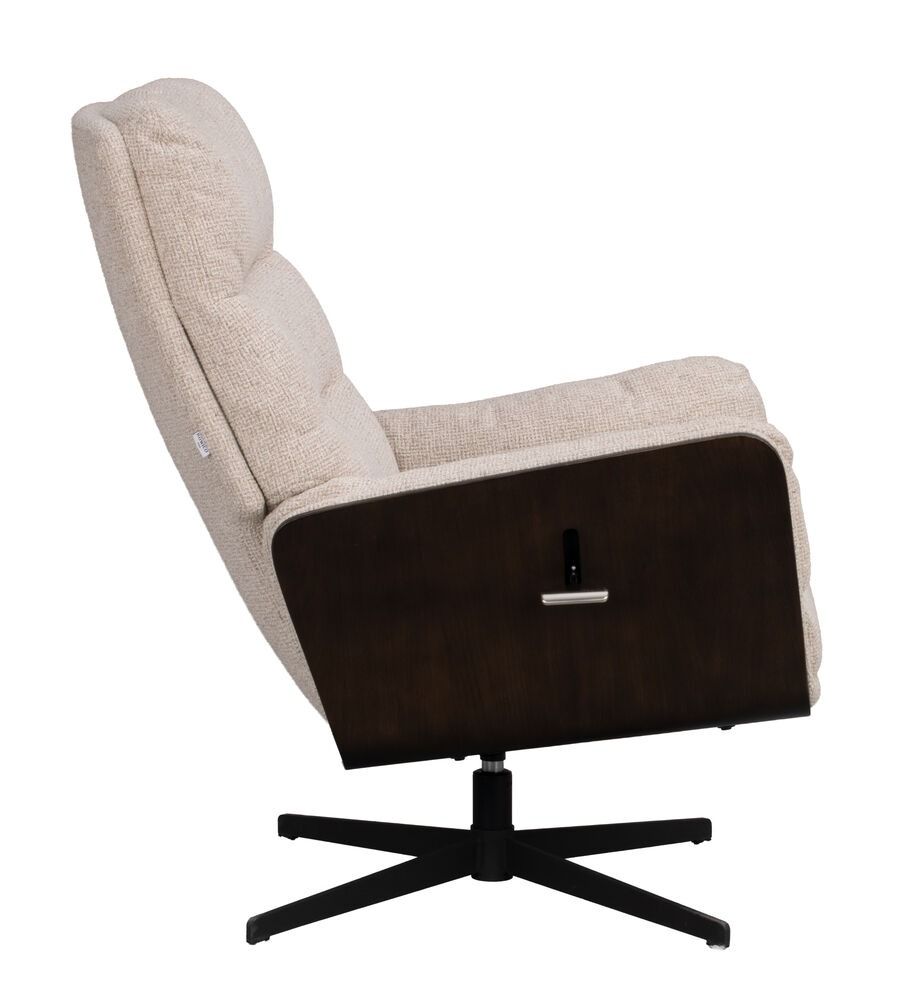 Rowico Broderick nojatuoli ja rahi, beige/ruskea