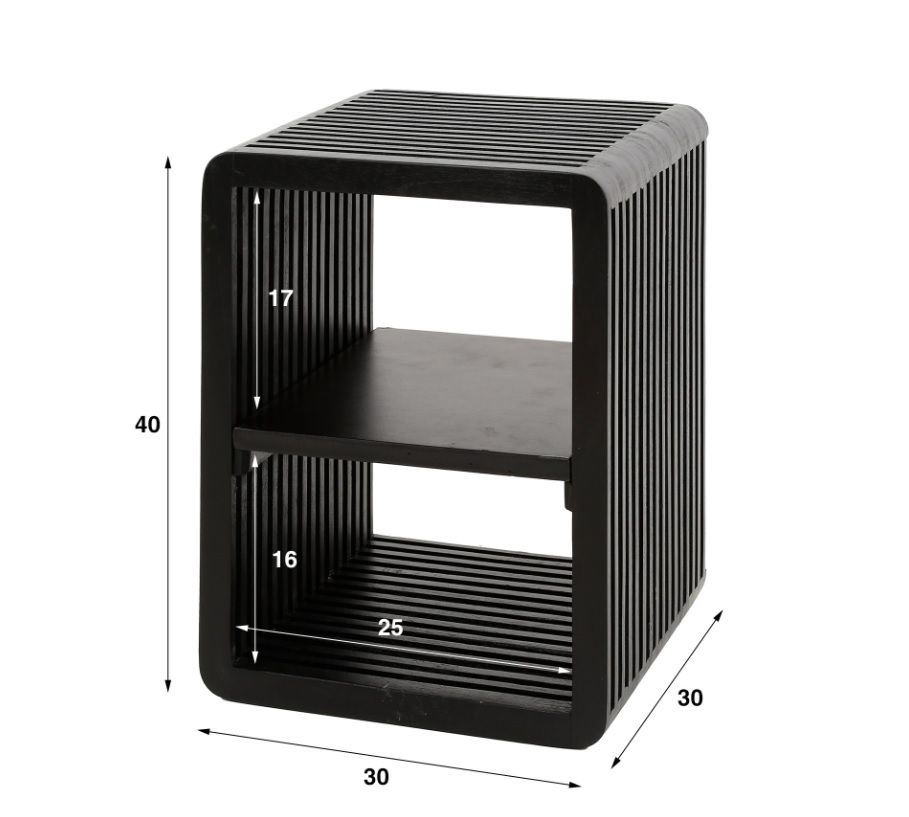 Amsterdam XS yöpöytä, musta