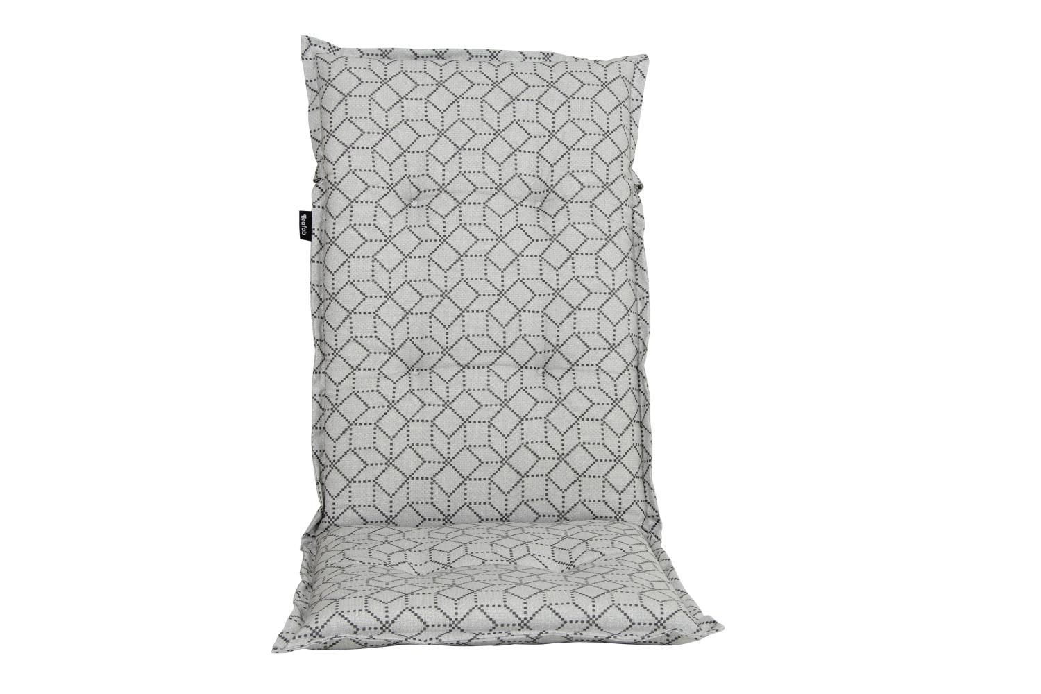 Brafab Naxos korkea pehmuste, harmaa kuviointi