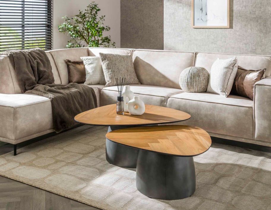 Amsterdam 2-osainen sohvapöytä, ääretön