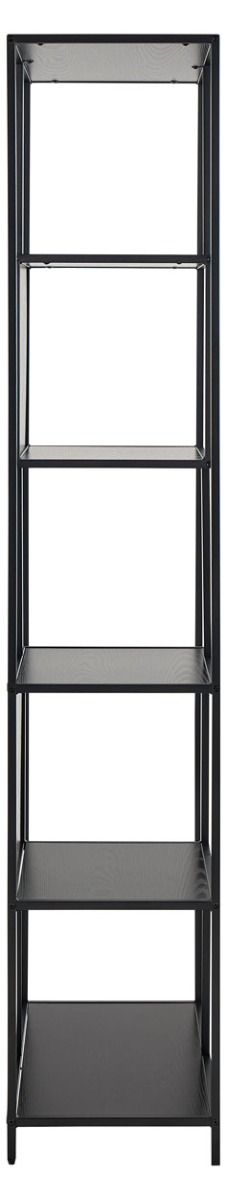 Seaford avohylly 10 musta 77x35x185 cm