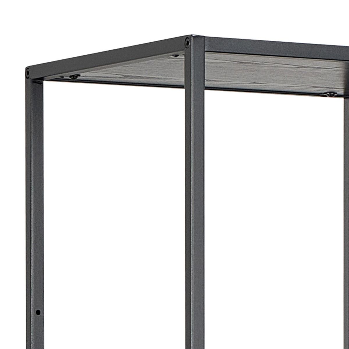 Seaford avohylly 10 musta 77x35x185 cm