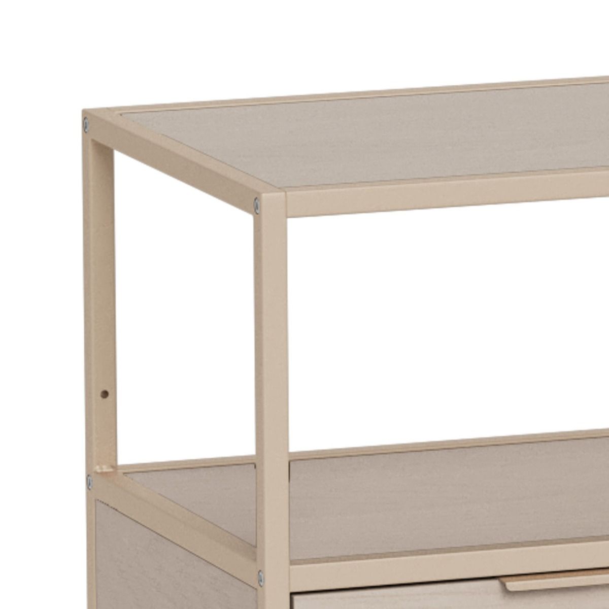 Seaford avohylly 9 laatikoilla harmaa 114x35x78 cm