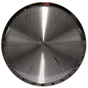 Seinäkello Silver Time