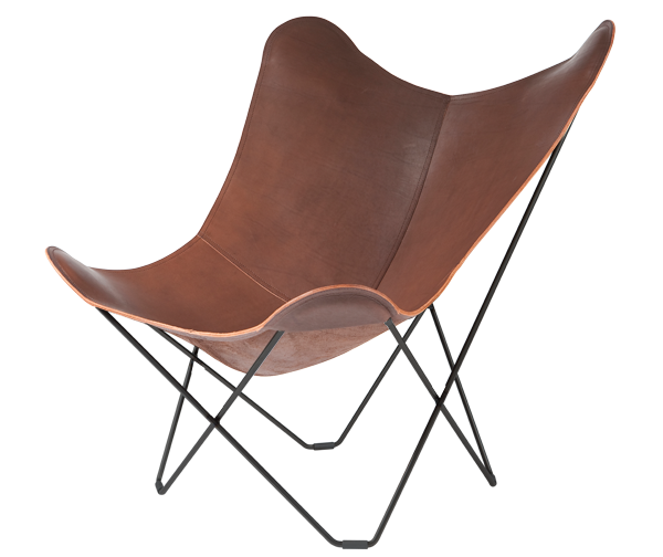 Cuero Lepakkotuoli Pampa Mariposa, Chocolate