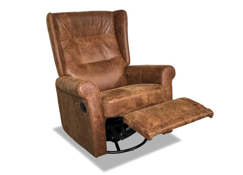 PK Madeleine Kick reclinertuoli, vintagenahkaa