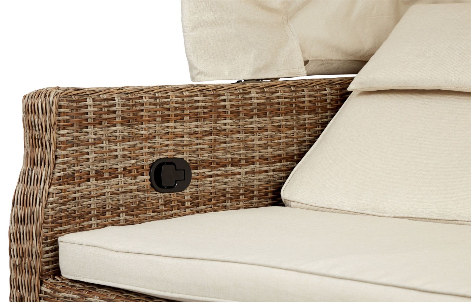 Vila lepovuode ulkokäyttöön, polyrottinki