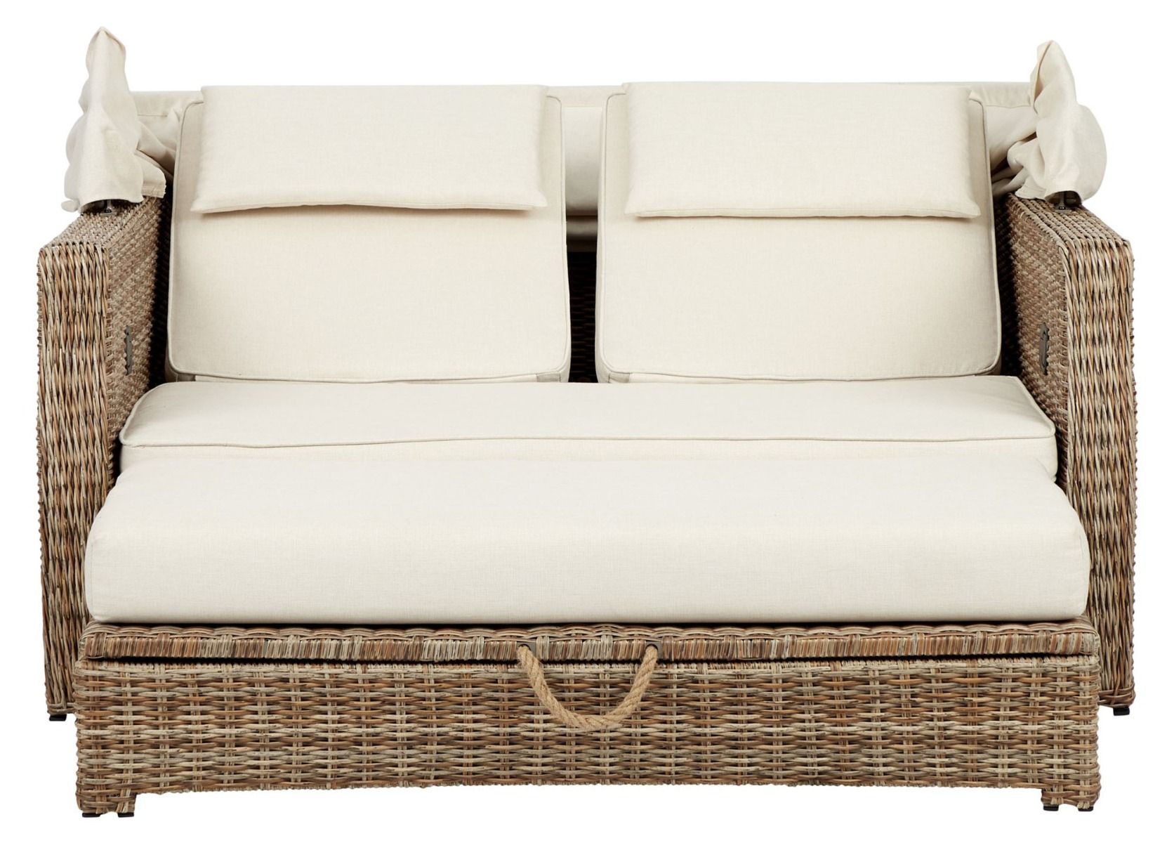 Vila lepovuode ulkokäyttöön, polyrottinki