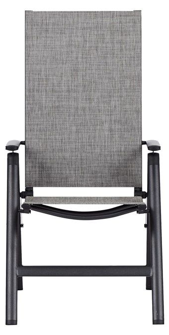 Rico säädettävä lepotuoli, harmaa