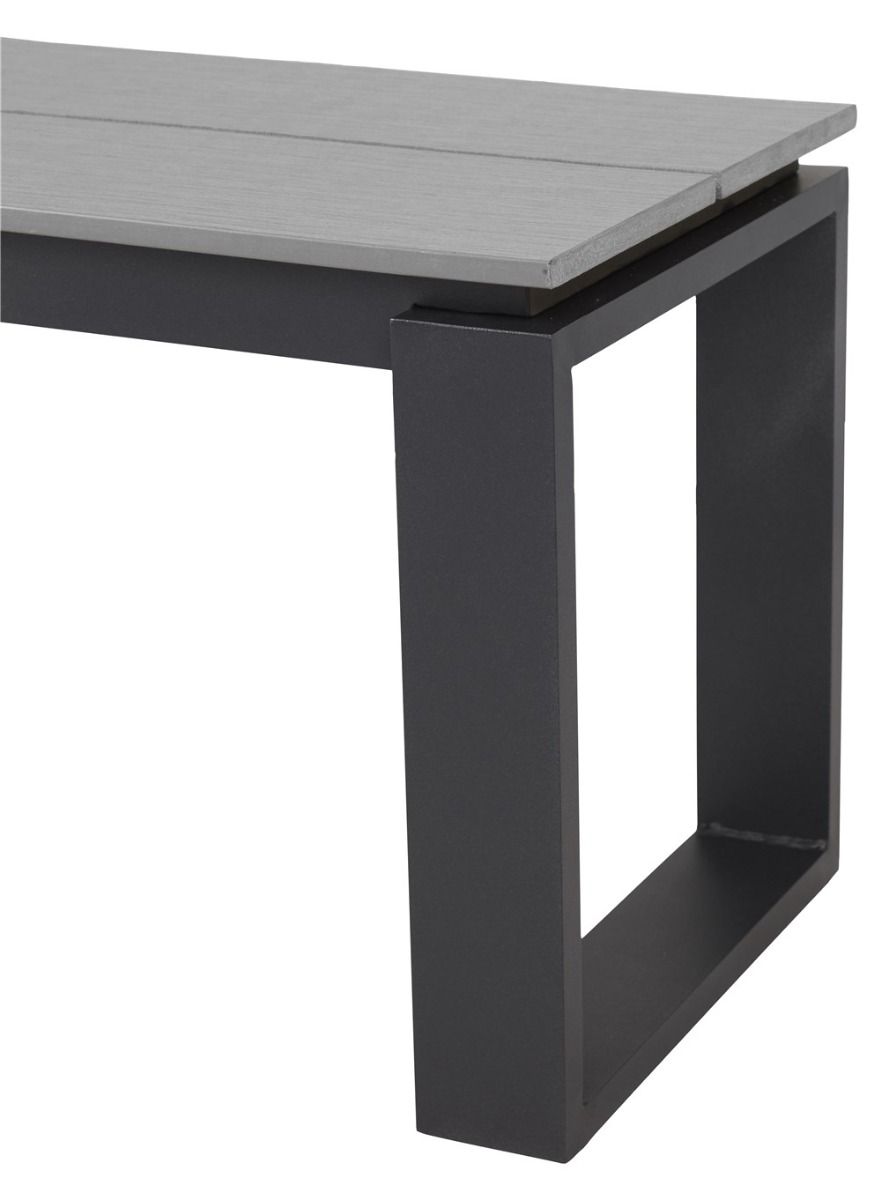 Edward ruokailuryhmä penkeillä, harmaa